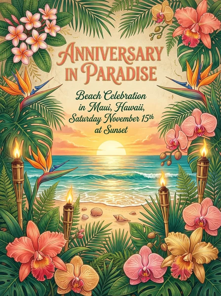 Invitation design example