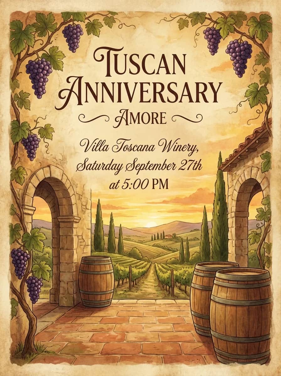 Invitation design example