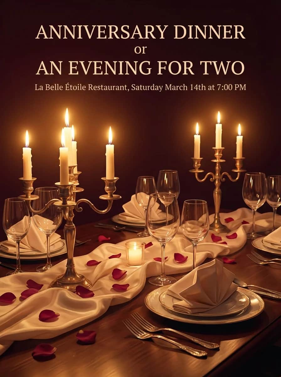 Invitation design example