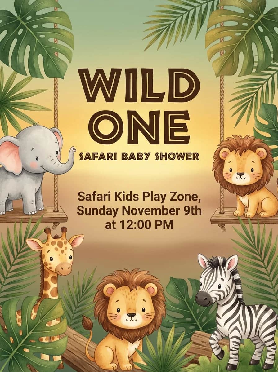 Invitation design example