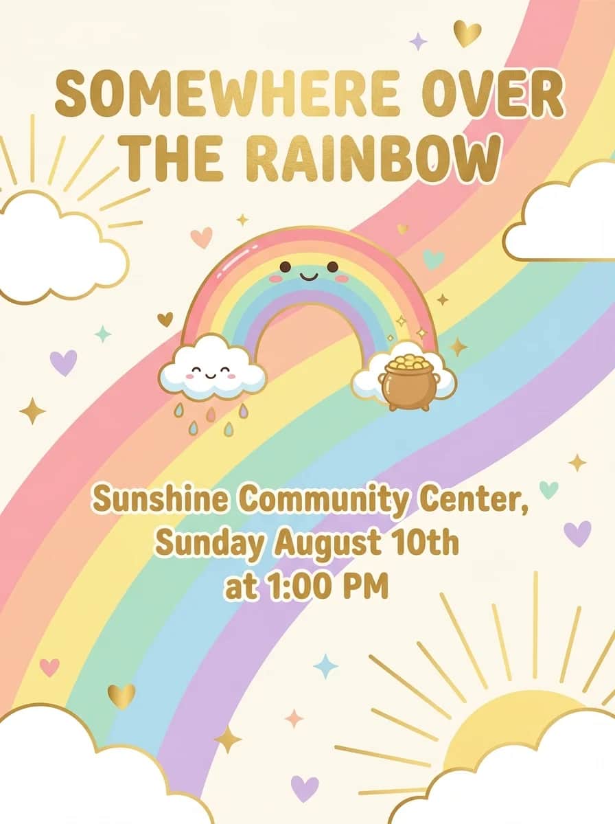 Invitation design example