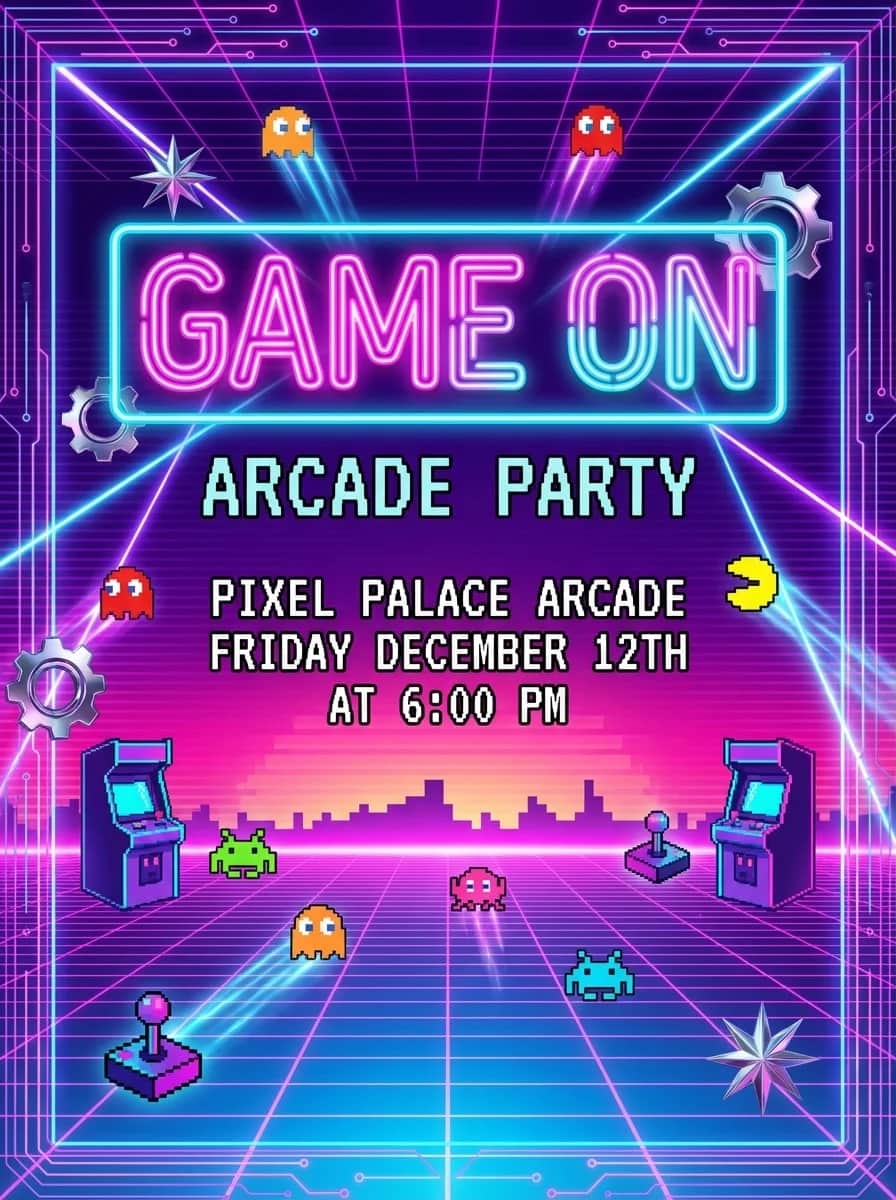 Invitation design example