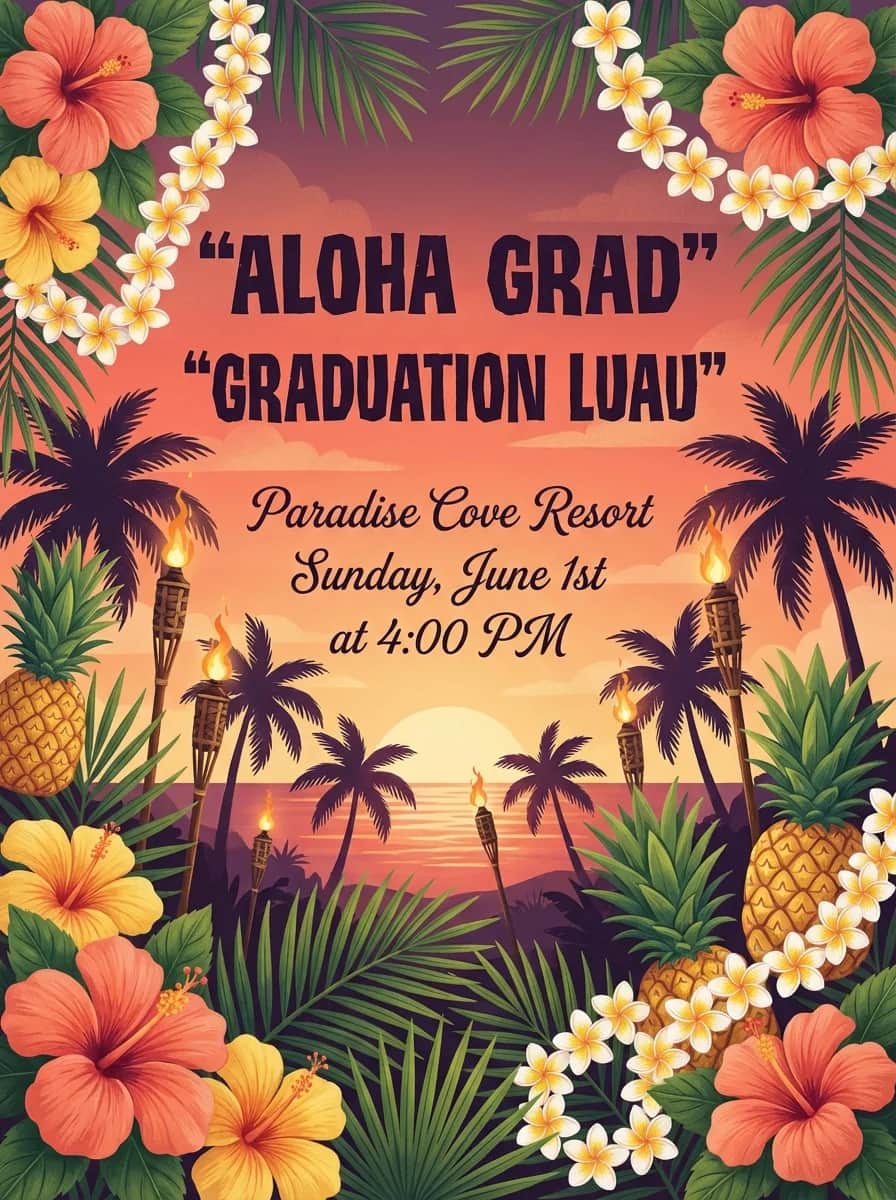 Invitation design example