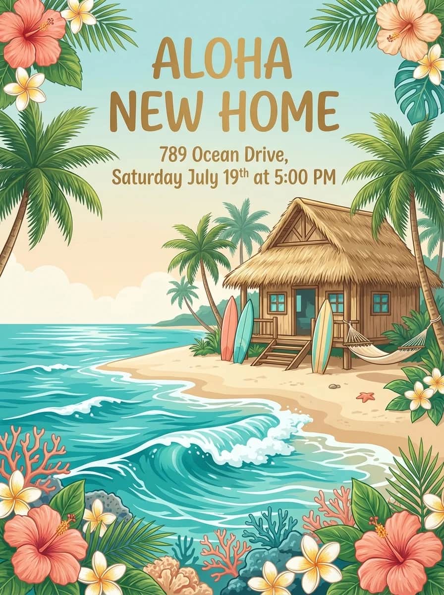 Invitation design example