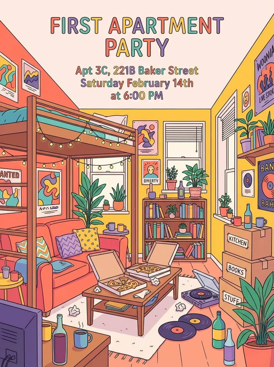 Invitation design example