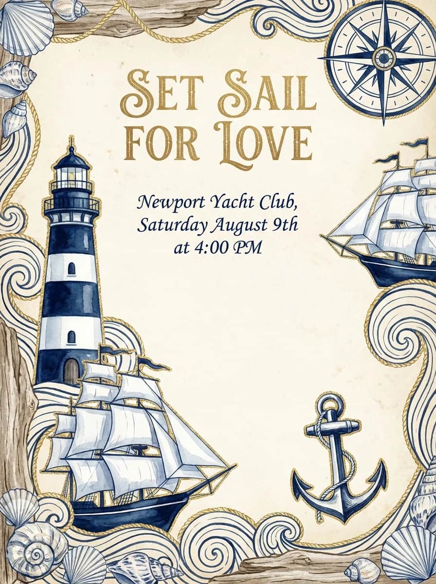 Invitation design example