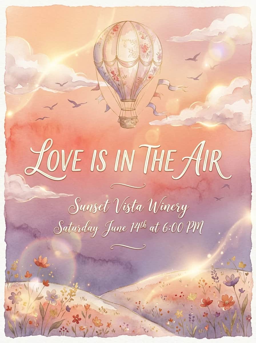 Invitation design example