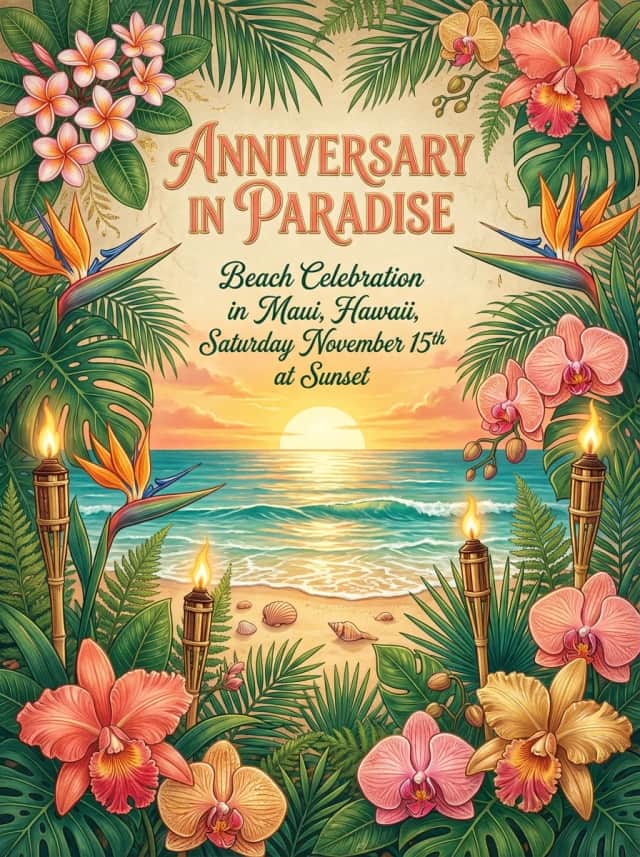 Invitation design example
