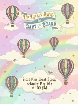 Baby Showers invitation template