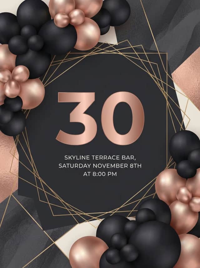 Invitation design example