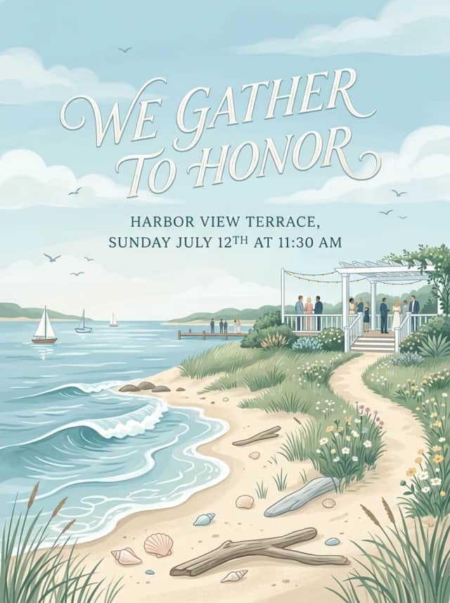 Invitation design example