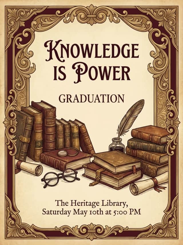 Invitation design example