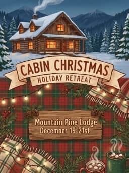 Holiday Parties invitation template