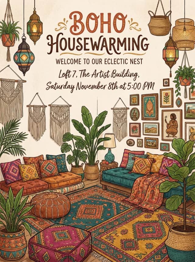 Invitation design example