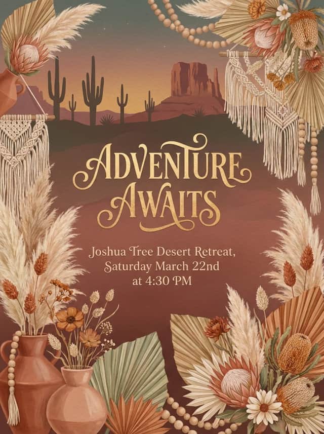 Invitation design example